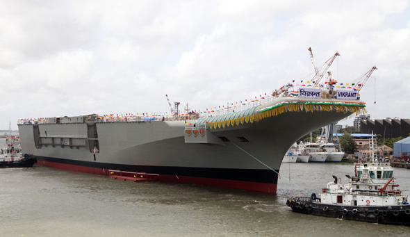 India’s first Indigenous Aircraft Carrier launched
